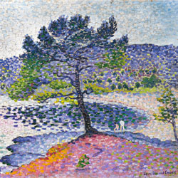 Henri-Edmond Cross. Playa, efecto de tarde, 1902