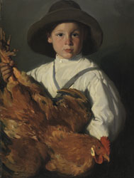 Boy with a Hen