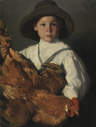 El chico de la gallina