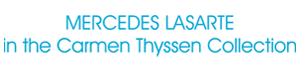 Logotipo Mercedes Lasarte en la Colección Carmen Thyssen