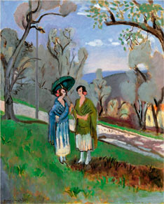 Conversation under the Olive Trees
