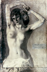 Preparatory Drawing for “Nude under the Vine Trellis” /></a>
							</div>
							 <div class=