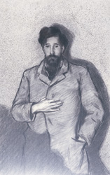 Santiago Rusiñol as The Nobleman with his Hand on his Chest