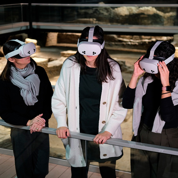 Visitas guiadas al yacimiento (con realidad virtual)