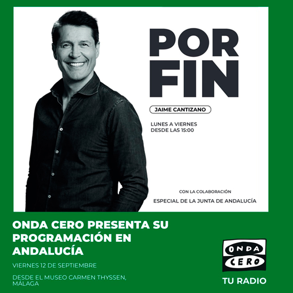 “Por fin”, magazine informativo de Onda Cero, en directo desde el Museo “Por fin”, magazine informativo de Onda Cero, en directo desde el Museo