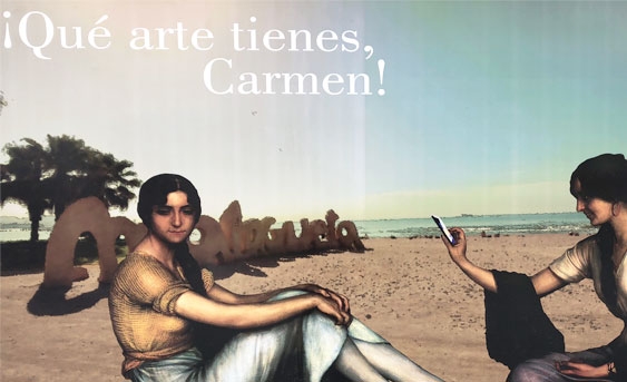 ¡Qué arte tienes, Carmen! La Colección permanente con el fondo paisajístico de la ciudad