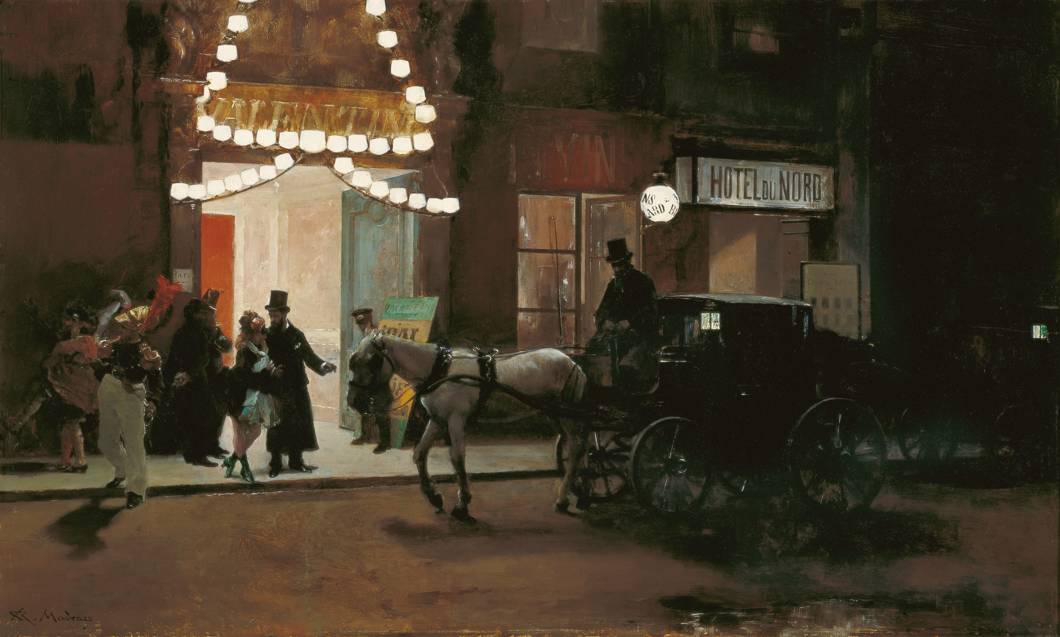 Salida del baile de máscaras