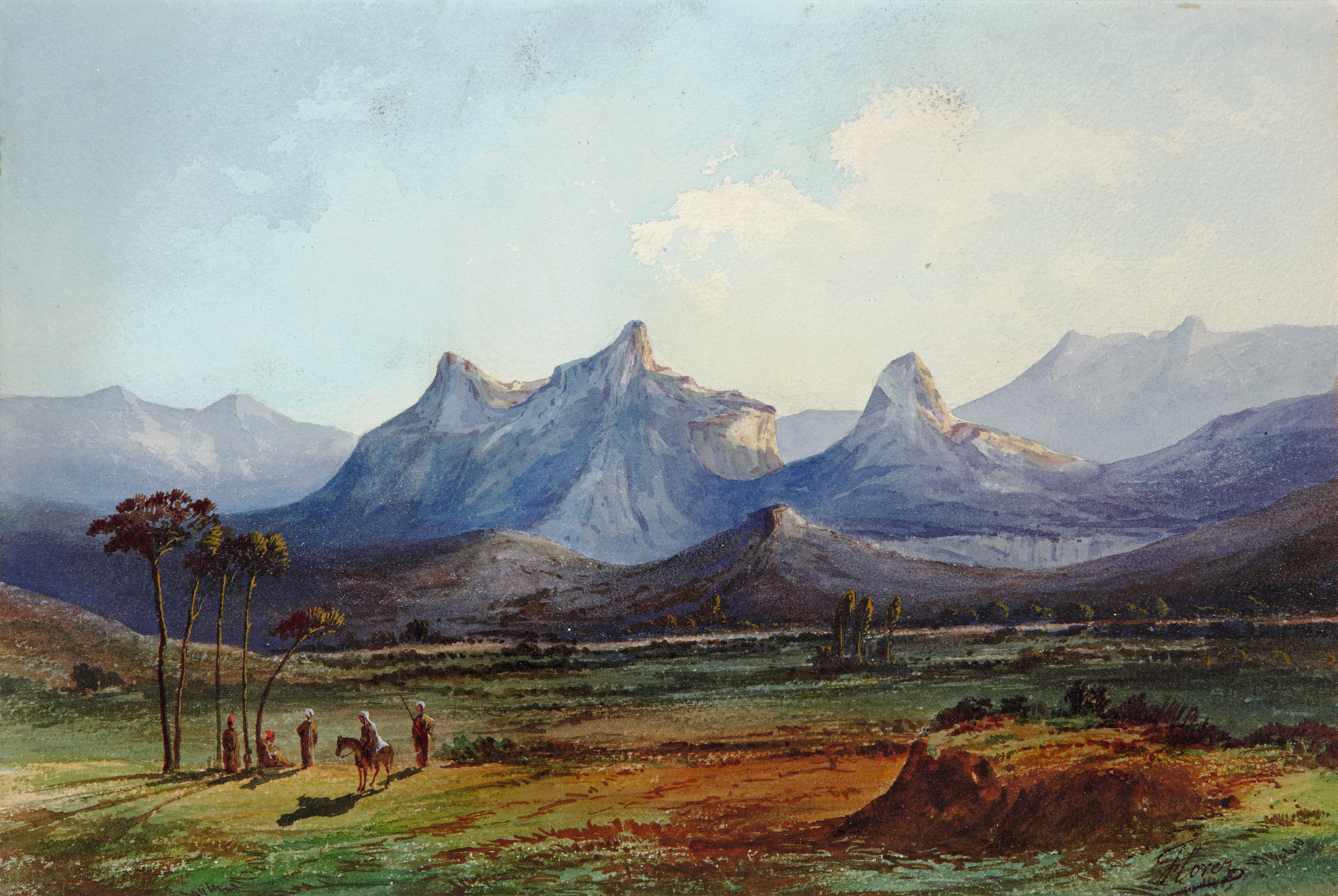 Montañas del Rif en el camino de Tetuán