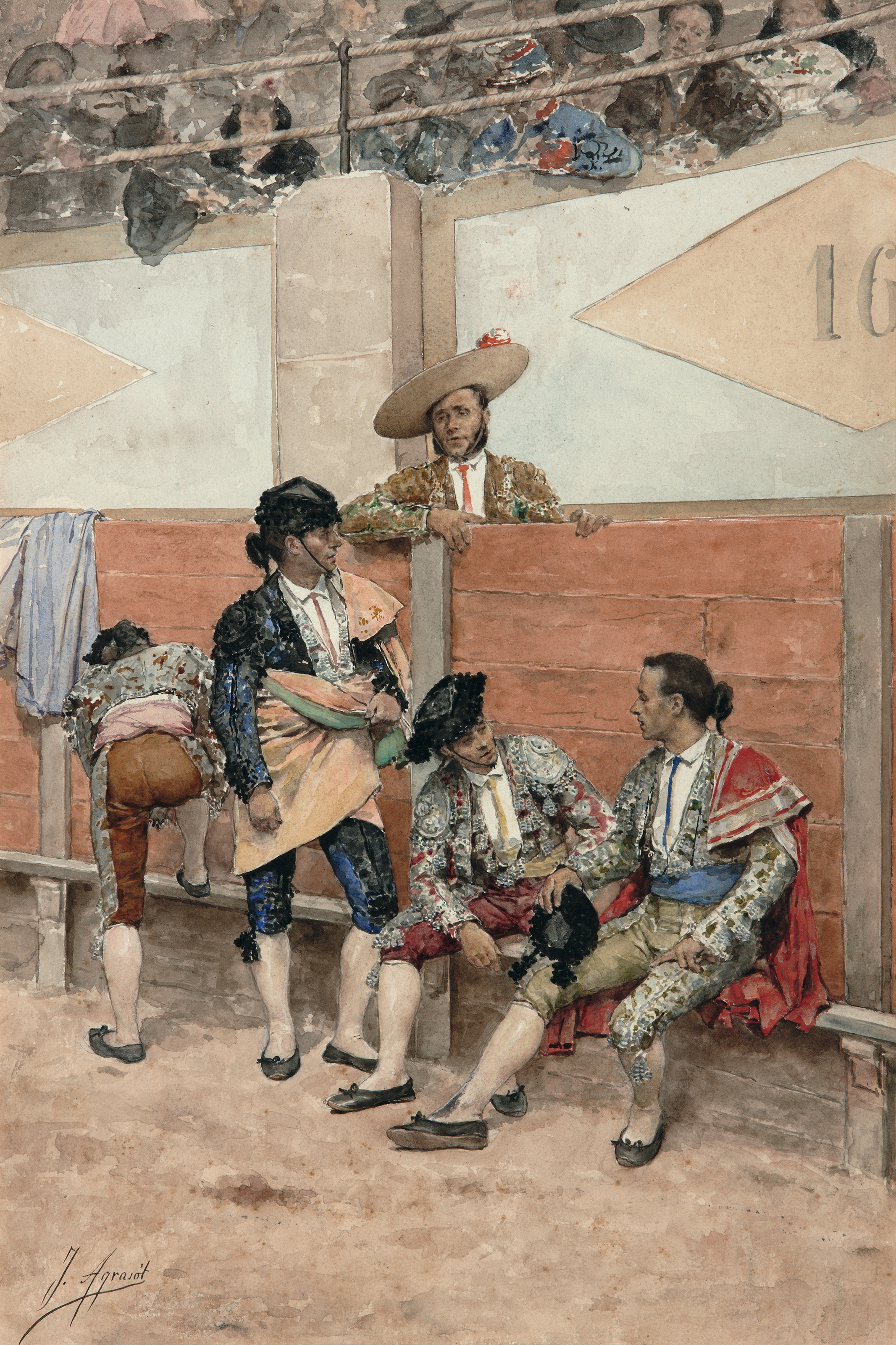 Descanso en la corrida de toros