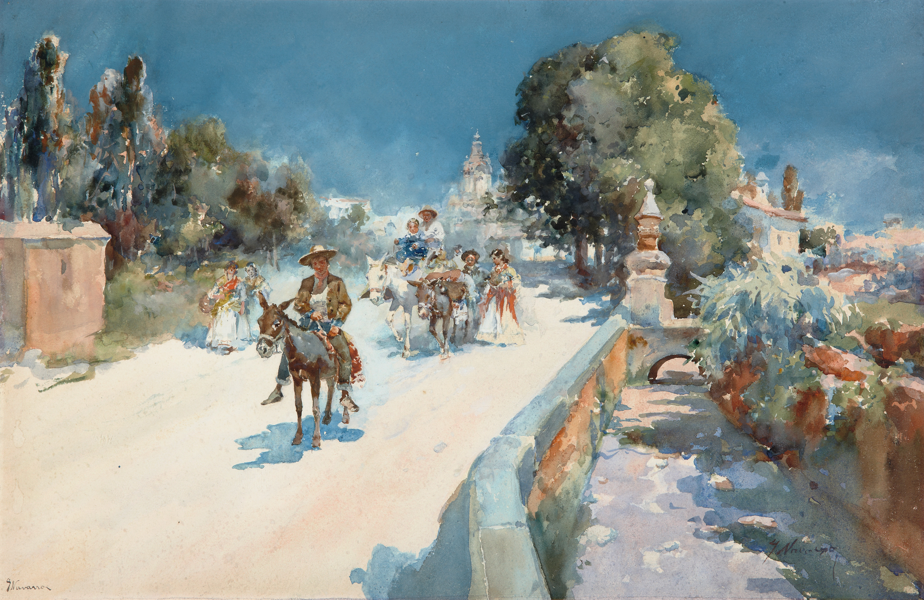 Arriving in Town