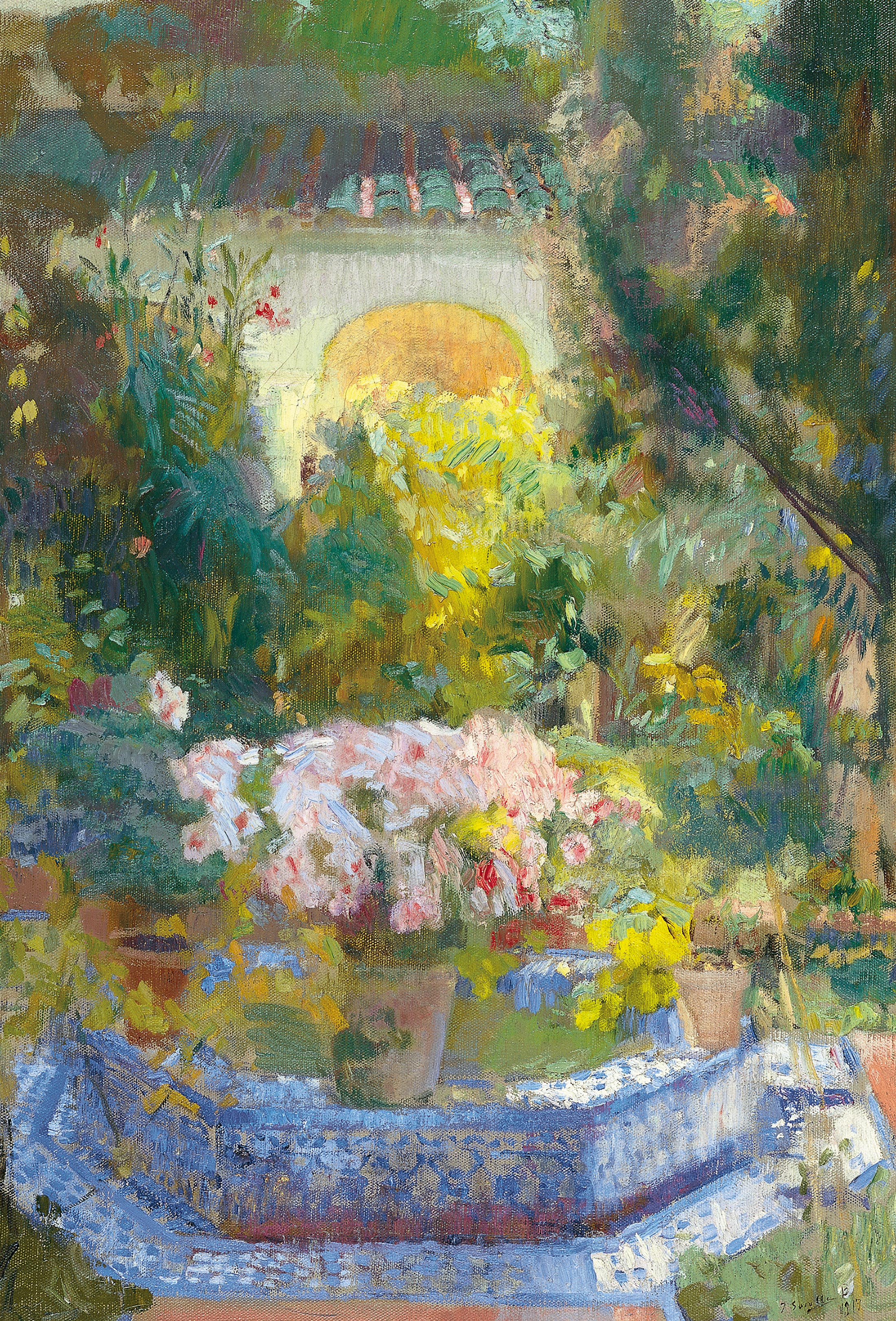 Patio de la casa Sorolla