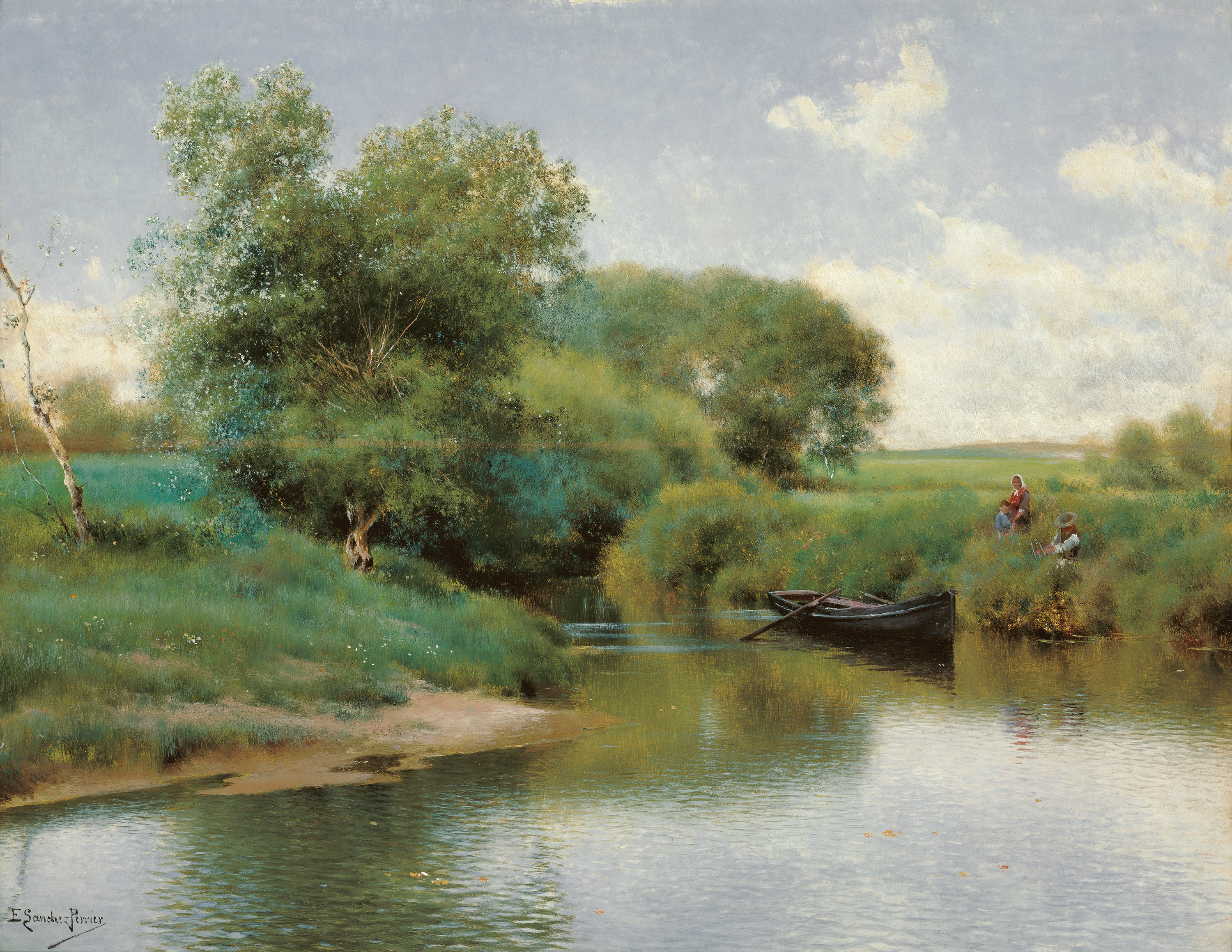 Boating on the River