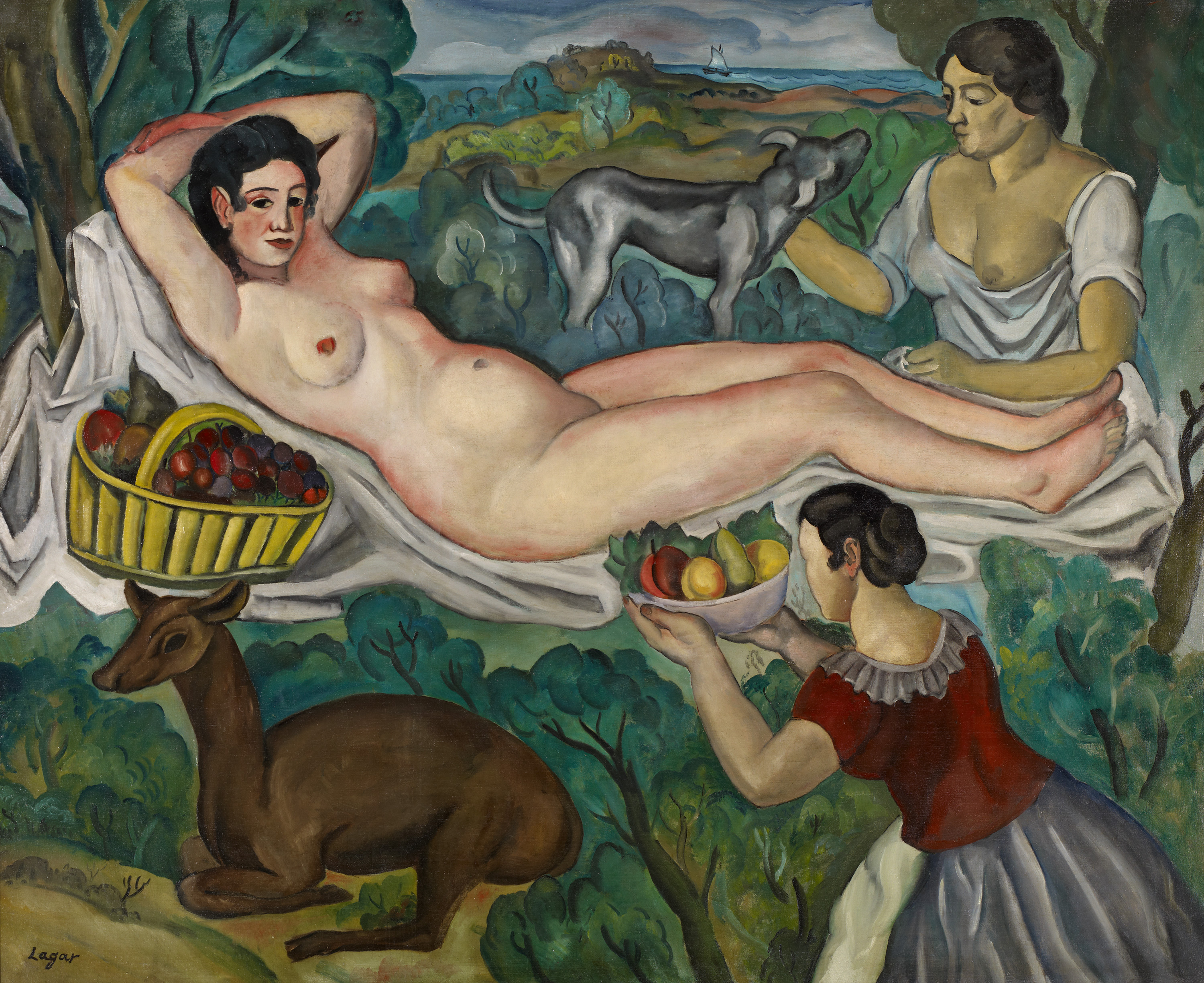 Composition. Nude