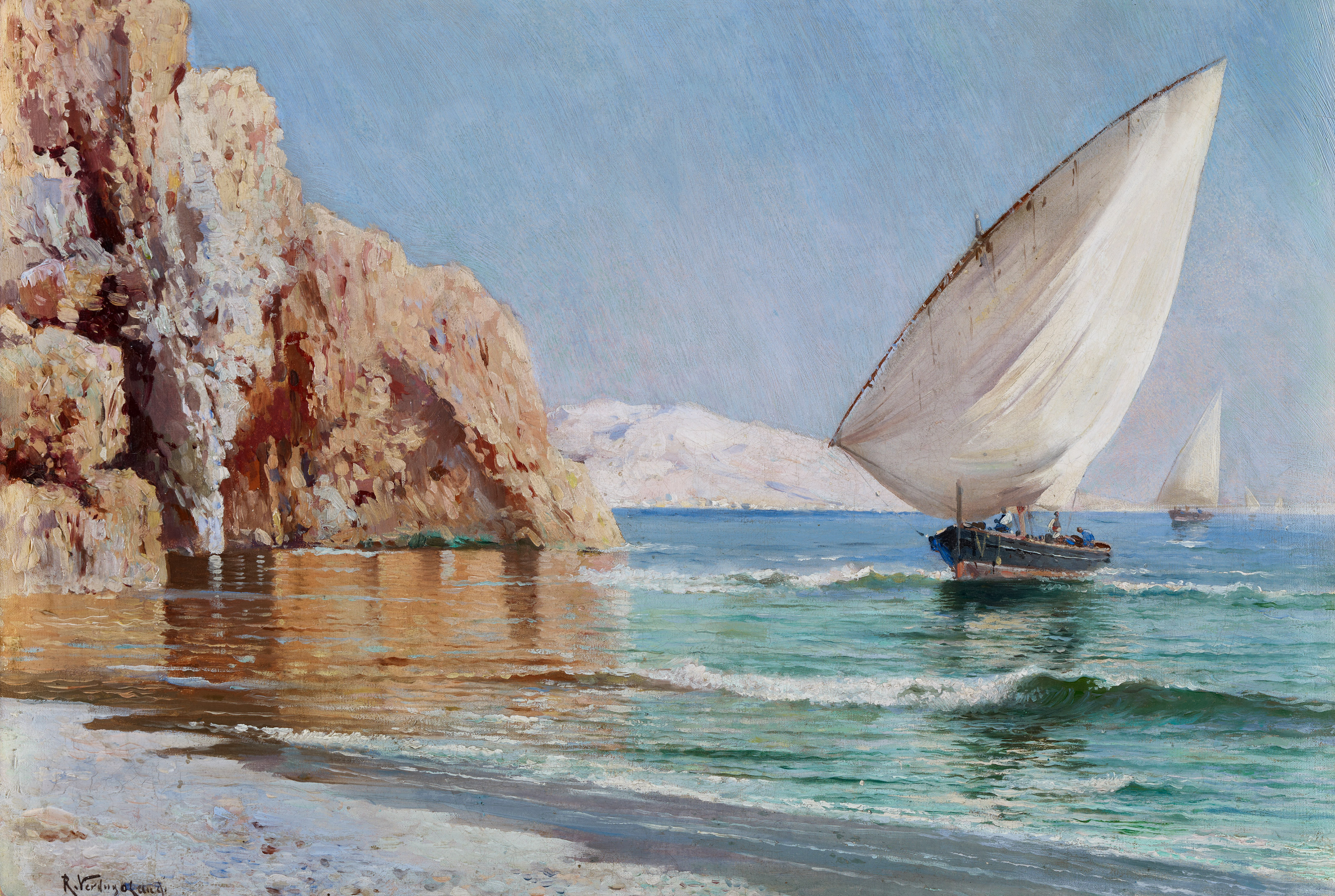 La llegada de las barcas